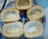 フランスパンDE簡単パングラタン＊エビ＊作り方1写真