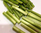 10分♫豚バラとアスパラのスタミナ炒め作り方1写真