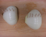 作ってみて！新タマネギのハムカツ風作り方1写真