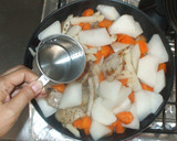 粒マスタード煮物♪簡単豚肉大根人参蓮根作り方11写真