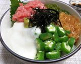 納豆なしでもネバとろ丼(お蕎麦にも～)作り方5写真