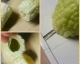 白色ゴーヤと林檎のサラダ作り方1写真