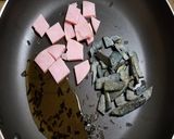 イロガワリとハムのスクランブルエッグ^^作り方4写真