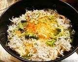 釜揚げしらすと水菜のうどん作り方5写真