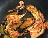 おつまみにおかずに☆なすキムチ炒め作り方7写真