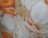 めんつゆで餃子スープ作り方1写真