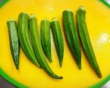 オクラの豚しそ巻き串作り方1写真