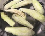 白だしで簡単♡ひすい鶏とナスの梅しそ風味作り方3写真
