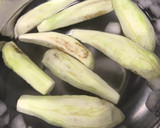 白だしで簡単♡ひすい鶏とナスの梅しそ風味作り方3写真