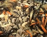 豚バラとひじきの炊き込みご飯作り方6写真
