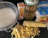 コーンバター炊き込みご飯作り方1写真