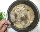 鶏肉黒酢の炊き込みご飯♪簡単炊飯器作り方9写真