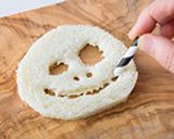 かぼちゃおばけのスパイシーサンドイッチ作り方9写真