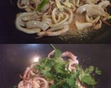 イカ＆香草＆青唐のオイスターソース炒め作り方4写真