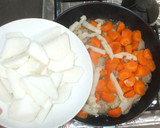 粒マスタード煮物♪簡単豚肉大根人参蓮根作り方10写真