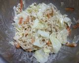 切干大根の煮物のキャベツマヨサラダ♪作り方3写真