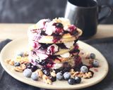 グルテンフリー!そば粉と米粉のパンケーキ作り方5写真