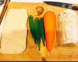 ごま香る生姜を効かせた中華風スープ作り方1写真