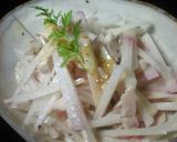 紅芯大根と鶏ハムの和え物♪作り方2写真