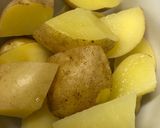 塩辛じゃがバター炒め〜クリームチーズ乗せ作り方1写真