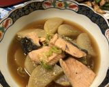鮭だいこんの味噌煮作り方7写真