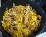 鶏肉とコーンのカレークリーム煮作り方6写真
