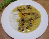 鶏肉とコーンのカレークリーム煮作り方8写真