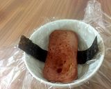 簡単 手を汚さずにスパムおにぎり作り方2写真