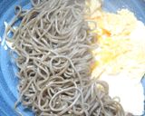 サッと作れ美味ニラ卵と日本蕎麦の焼きそば作り方6写真