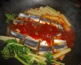 さんまとセロリ♪白ワイン&ケチャップ煮作り方6写真