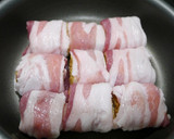 簡単！角煮風☆厚揚げ肉巻きの白だし煮作り方4写真