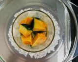 電子レンジで！塩味効いたかぼちゃのおかゆ作り方3写真