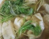 めんつゆで餃子スープ作り方5写真