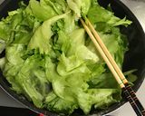 レタスの外葉で一品☆レタスと卵の炒め物作り方7写真