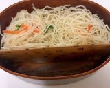 お弁当詰め方 ビーフン弁当 コスモスデコ作り方2写真