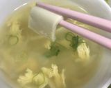 豆腐と玉子の白だしスープ作り方6写真