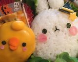 ハロウィンキャラ弁★モランとピヨピヨ★作り方7写真