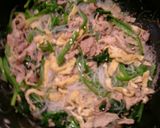 春雨と豚肉の和風なコンビネーション作り方5写真