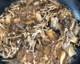 きのこと納豆の和風パスタ作り方2写真