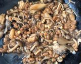 きのこと納豆の和風パスタ作り方3写真