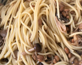 きのこと納豆の和風パスタ作り方5写真