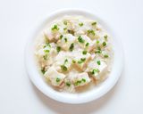 とろろでトロトロ❀白だし麻婆豆腐作り方5写真