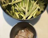 アスパラとシャキポテベーコンバター醤油！作り方1写真