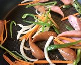 ナポリタン風焼きうどん作り方2写真
