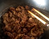 濃い味でお弁当に最高！★豚コマの甘辛煮★作り方4写真