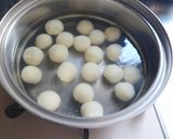 木綿豆腐でお月見だんご作り方3写真