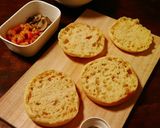 お手軽☆イングリッシュマフィンdeピザ作り方28写真