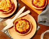 お手軽☆イングリッシュマフィンdeピザ作り方35写真
