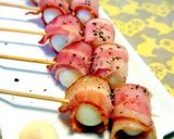 うずらベーコン串作り方5写真