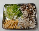 きのこと油揚げの豆乳和風パスタ作り方2写真